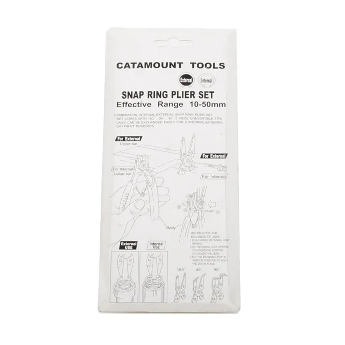 8-in-1 Universal Snap Ring Pliers Set
