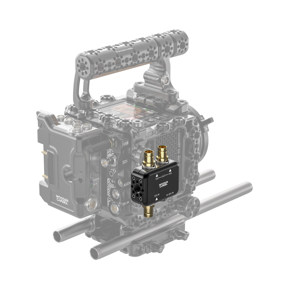 A00926, K10043, 12G-SDI splitter on camera
