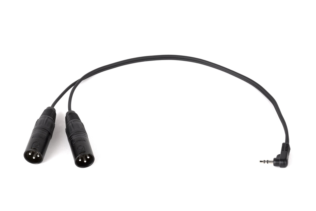 VX Skateboard Camera Mic XLR Adapter Y Cable