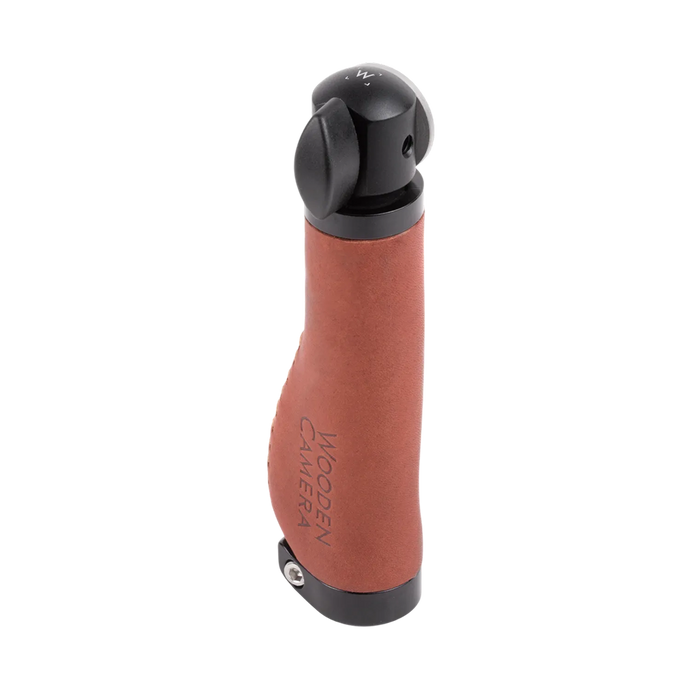 Rosette Handle (Brown Leather)