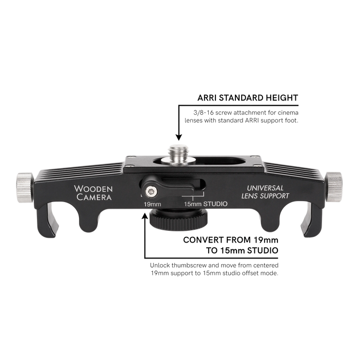 Universal Lens Support (19mm/15mm Studio)