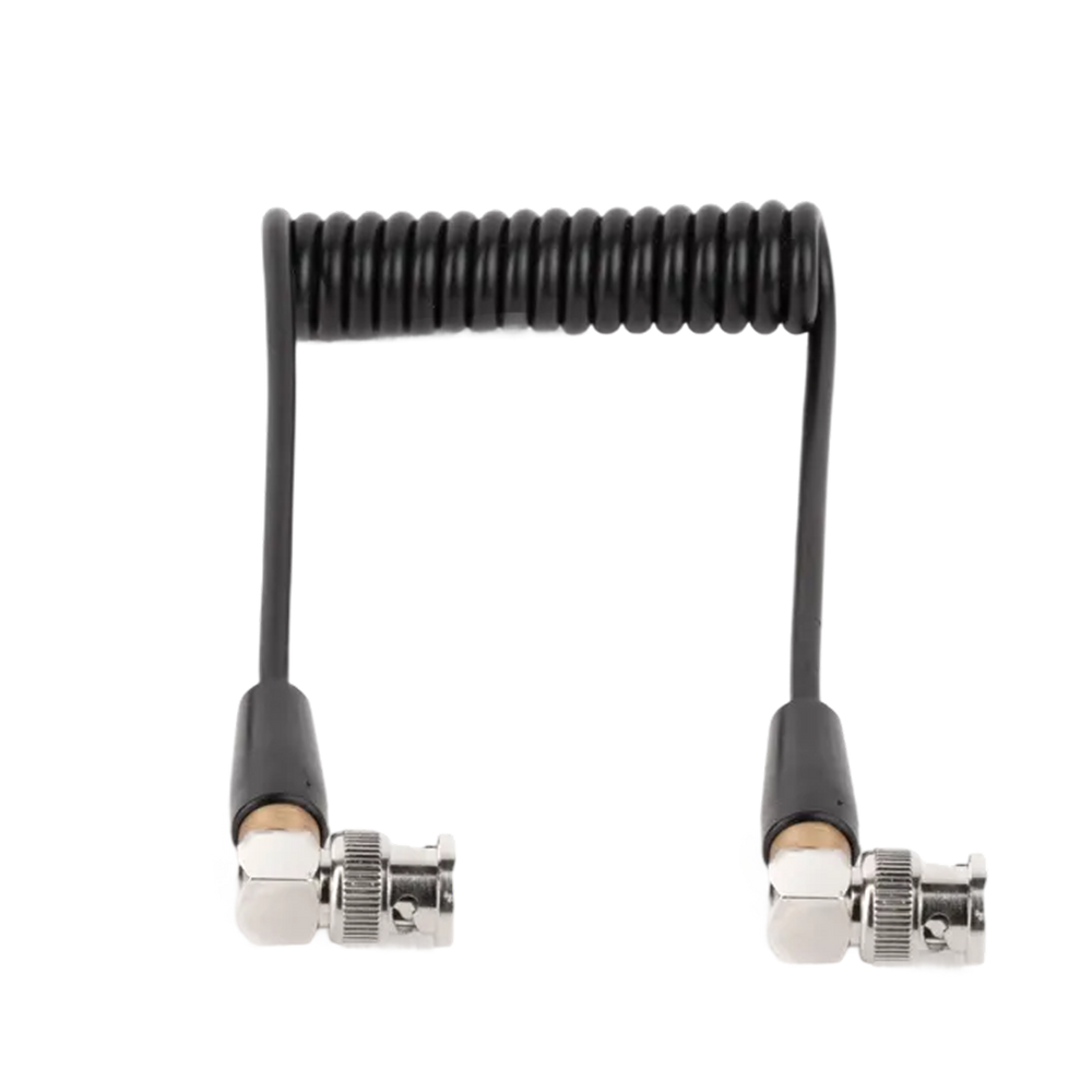 WC Coiled BNC to BNC (10")