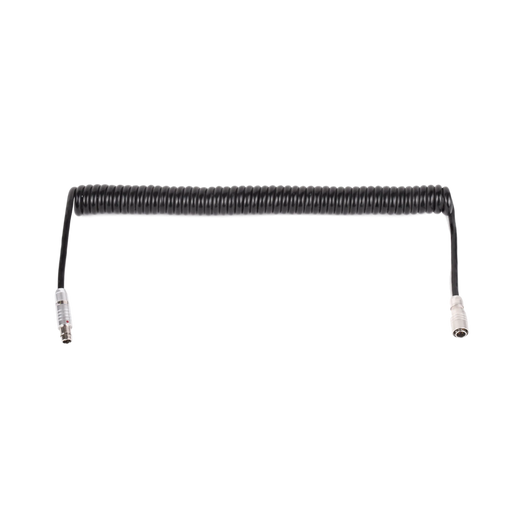 WC Coiled 3pin Fischer to 4pin Hirose Cable