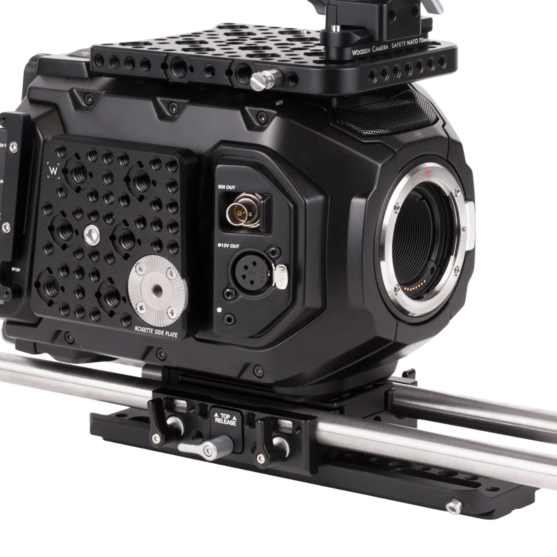 Rosette Side Plate (URSA Mini, URSA Mini Pro / 12K) – Wooden Camera