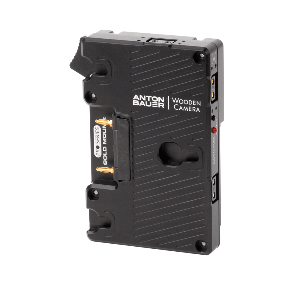 WC Pro V-Mount Camera Side to Gold Mount Battery Side Adapter (3x D-Tap and Digital Fuse)