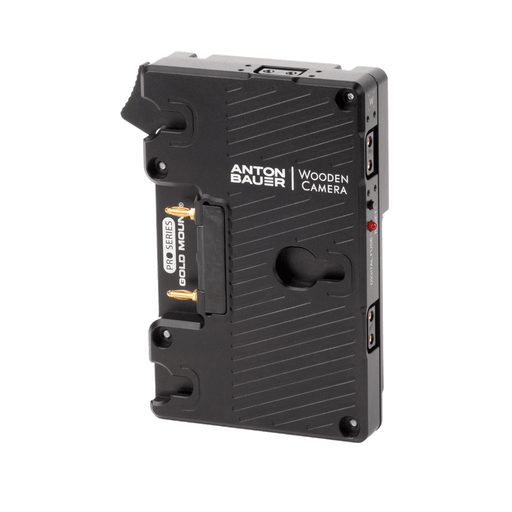 WC Pro V-Mount Camera Side to Gold Mount Battery Side Adapter (3x D-Tap and Digital Fuse)