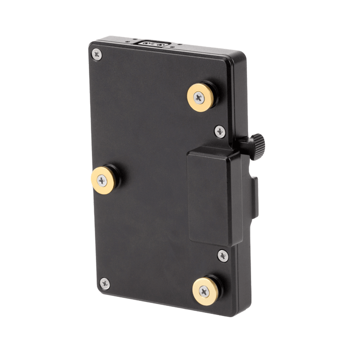 WC Pro Gold Mount Camera Side to V-Mount Battery Side Adapter (3x D-Tap and Digital Fuse)