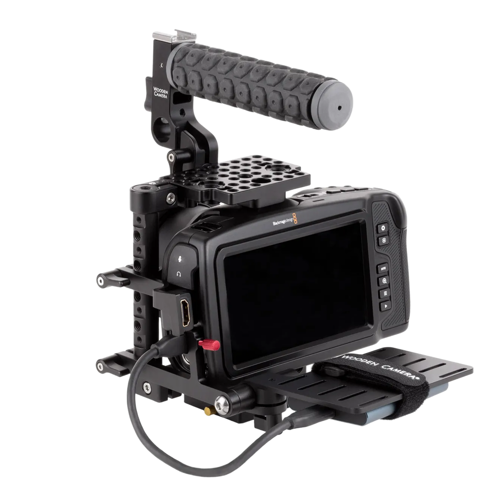 Unified BMPCC4K / BMPCC6K Camera Cage SSD Mount – Wooden Camera
