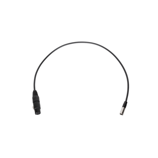 Mini 3pin XLR Male to Full 3pin XLR Female (20")