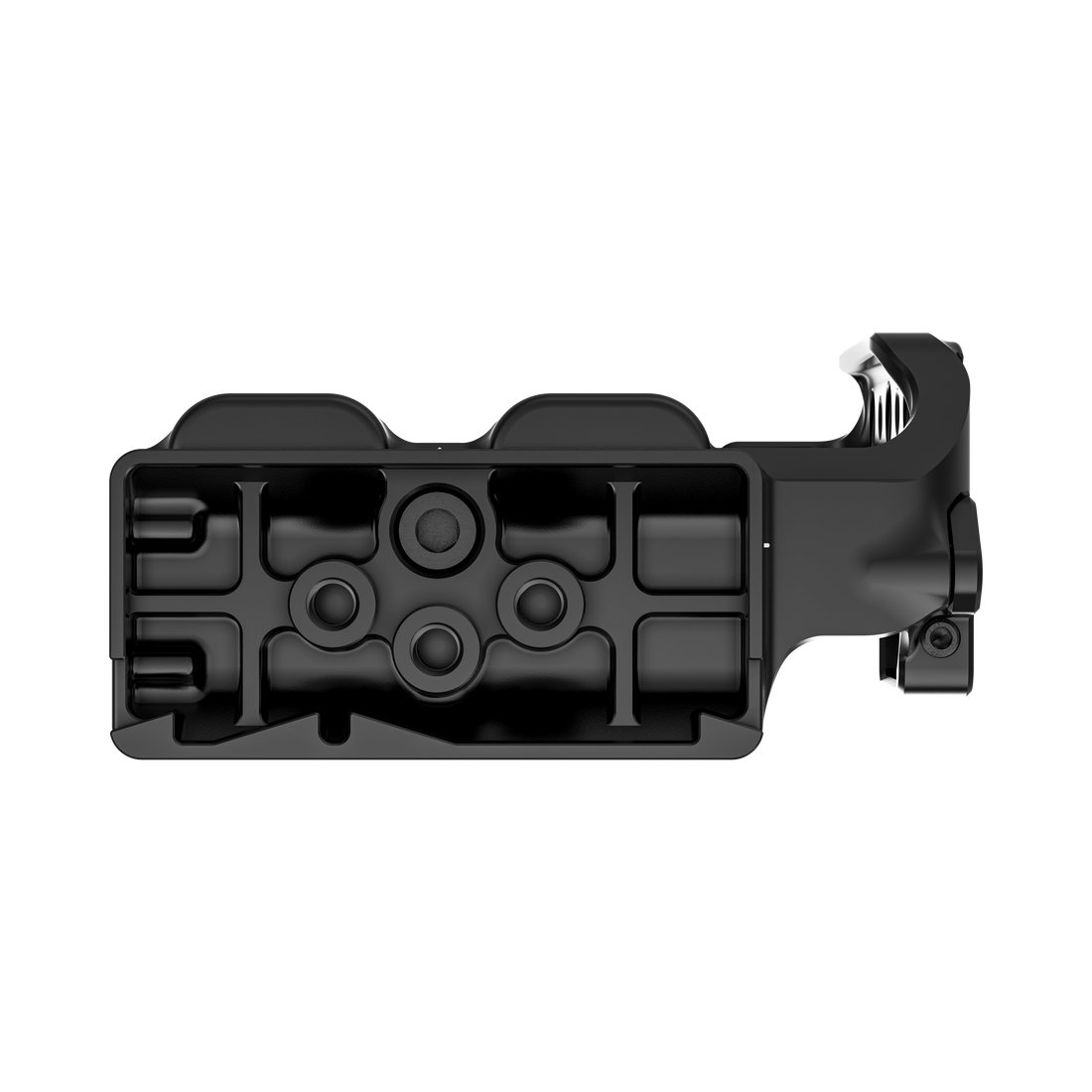 wooden camera cage l-bracket for canon eos c50 - bottom