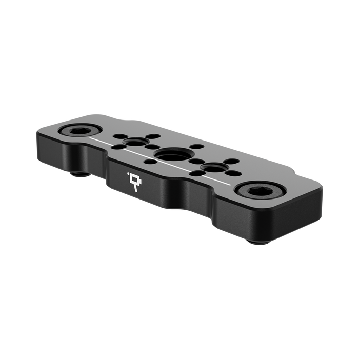 wooden camera top plate for canon eos c50 - back