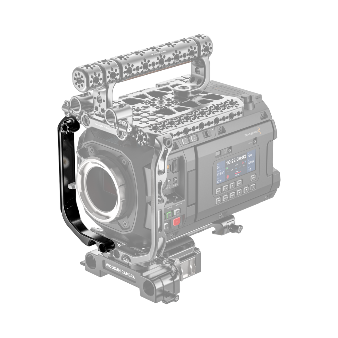 Right Side Rail for Blackmagic URSA Cine 12K/17K - Installed