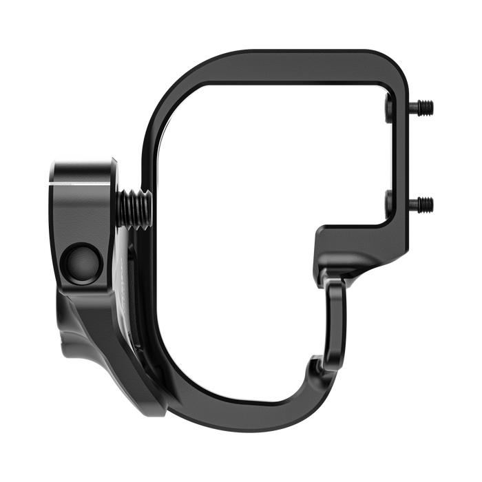 wooden camera cage grip for canon eos c50 - top