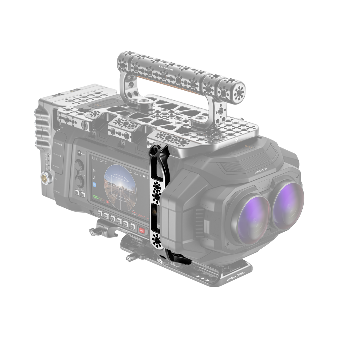 Right Side Rail for Blackmagic URSA Cine Immersive 12K/17K