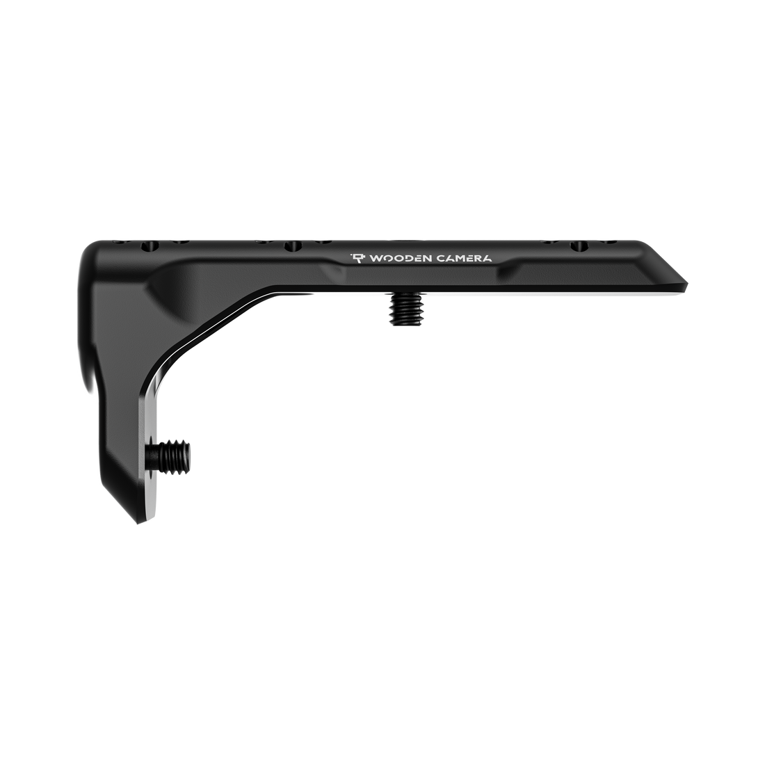 wooden camera carry handle bracket for canon eos c50 - side