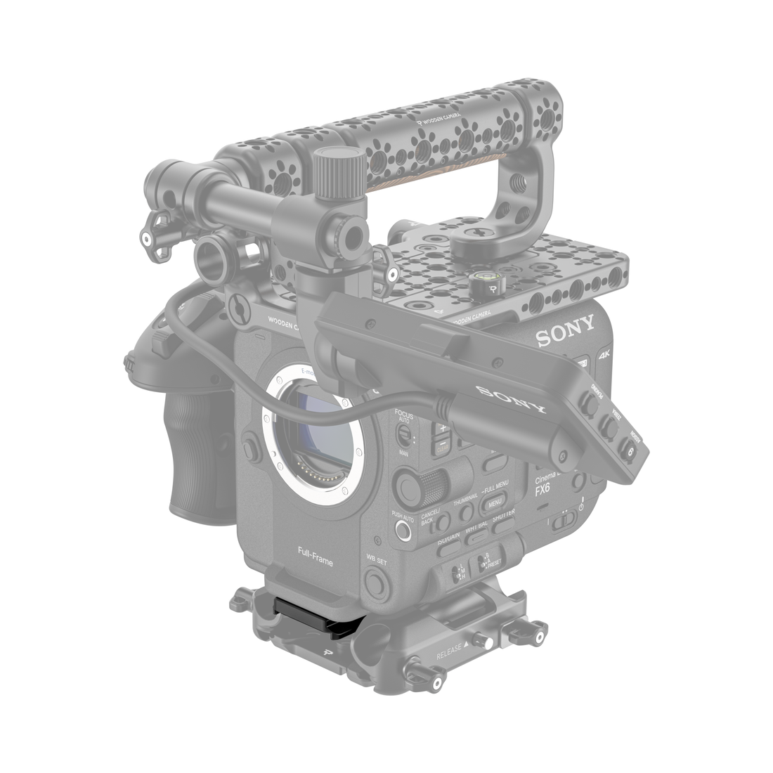 ARCA Plate for Sony FX6 - Installed