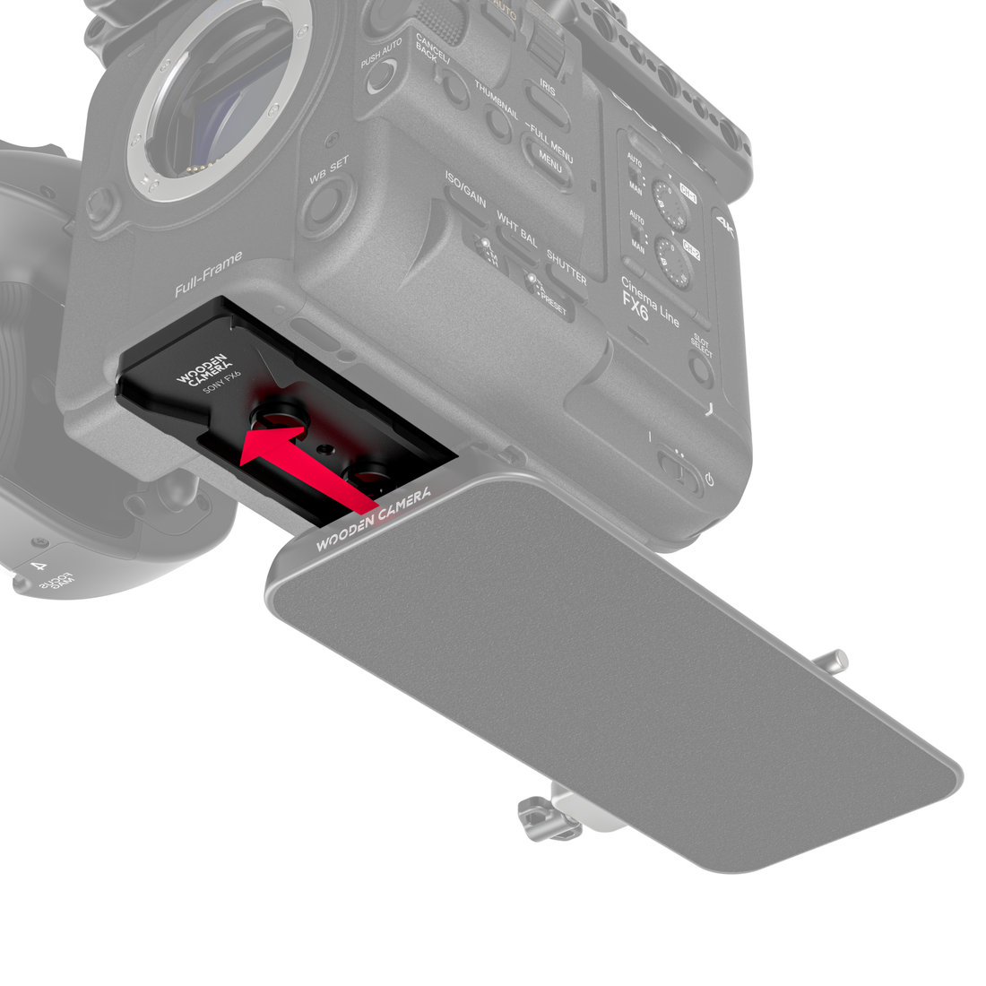 ARCA Plate for Sony FX6 - Shoulder Plate