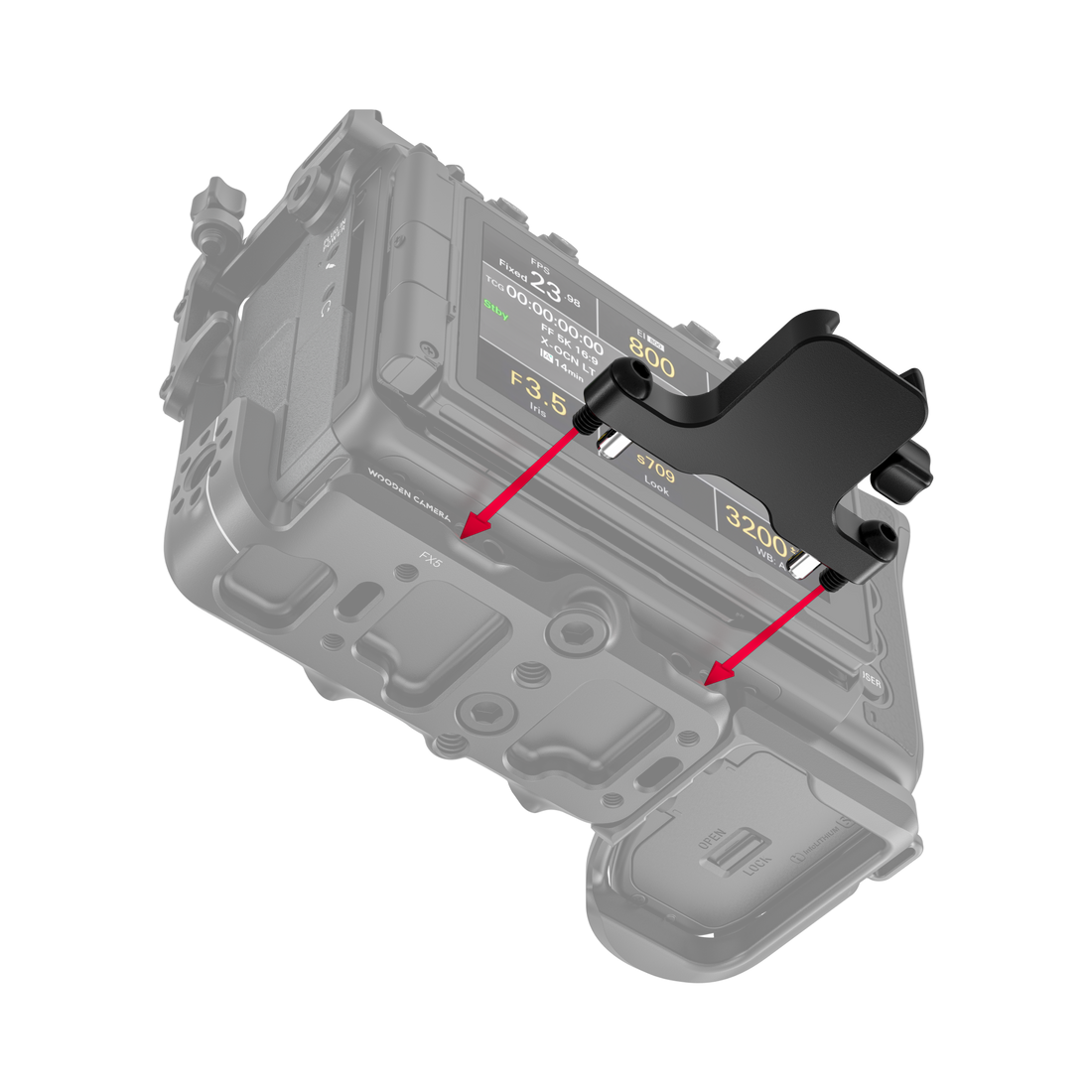 50-A01267 Rear Cage Bracket for Sony FX5