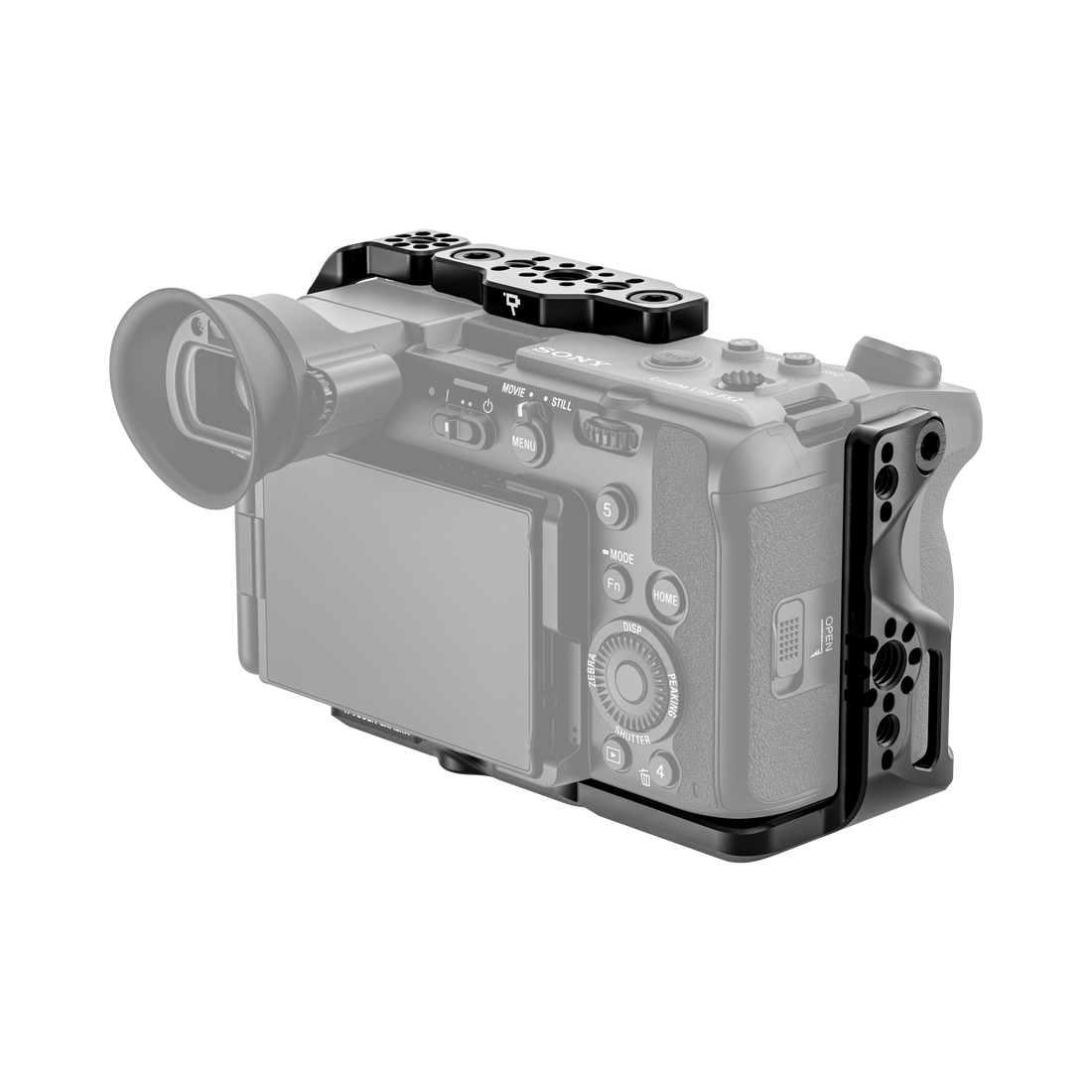 sony fx2 full cage on camera back