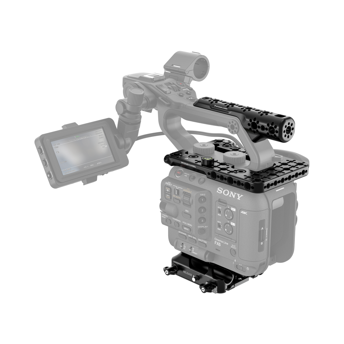 Core Cage System for Sony FX6 - Three Quarter - Back 2