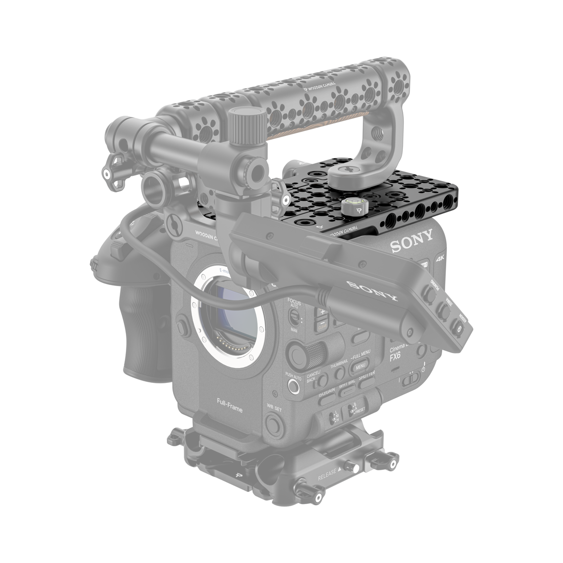 Top Plate System for Sony FX6 - Installed 1