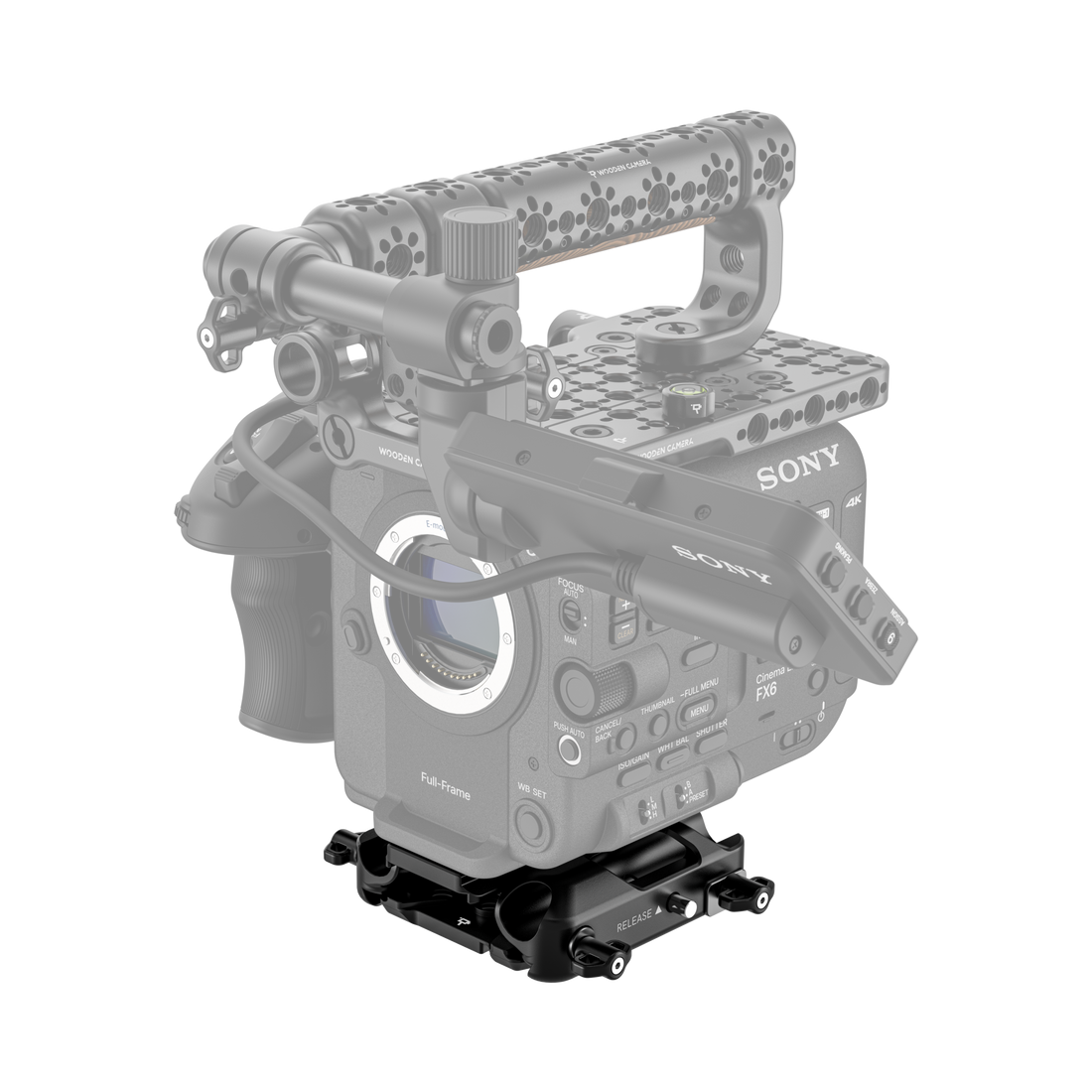 Base Plate System for Sony FX6 - Installed