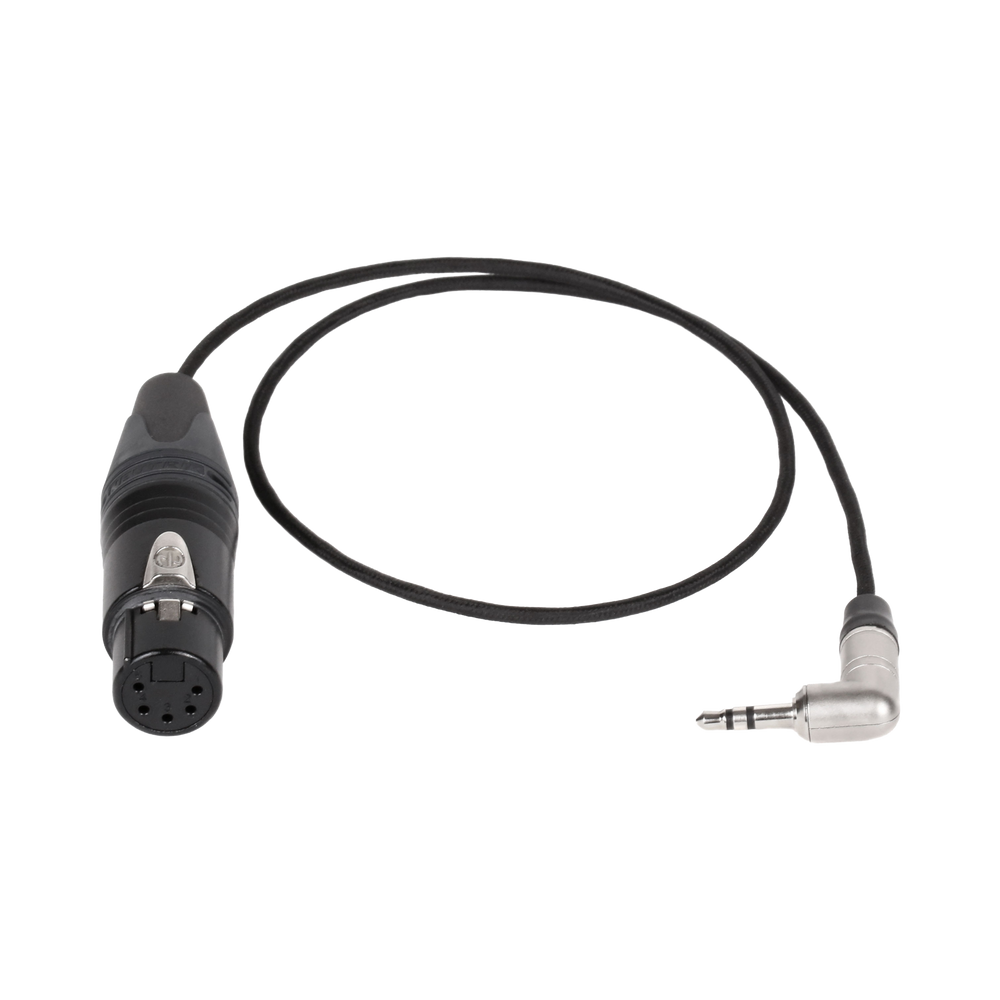 Single 3.5mm TRS to 5pin Female XLR (18")