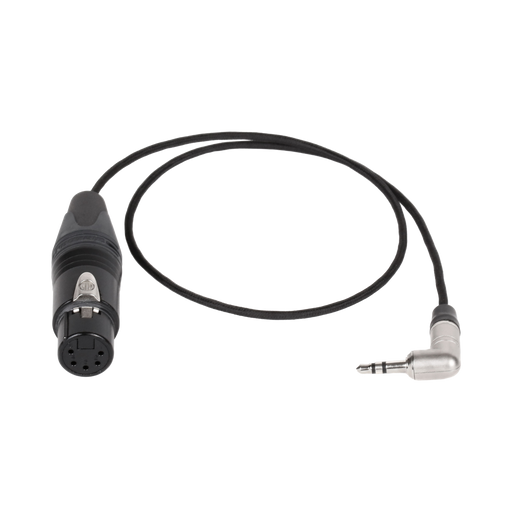 Single 3.5mm TRS to 5pin Female XLR (18")