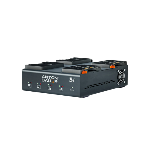 Anton Bauer Dionic 26V LP4 Quad Gold Mount Plus Charger