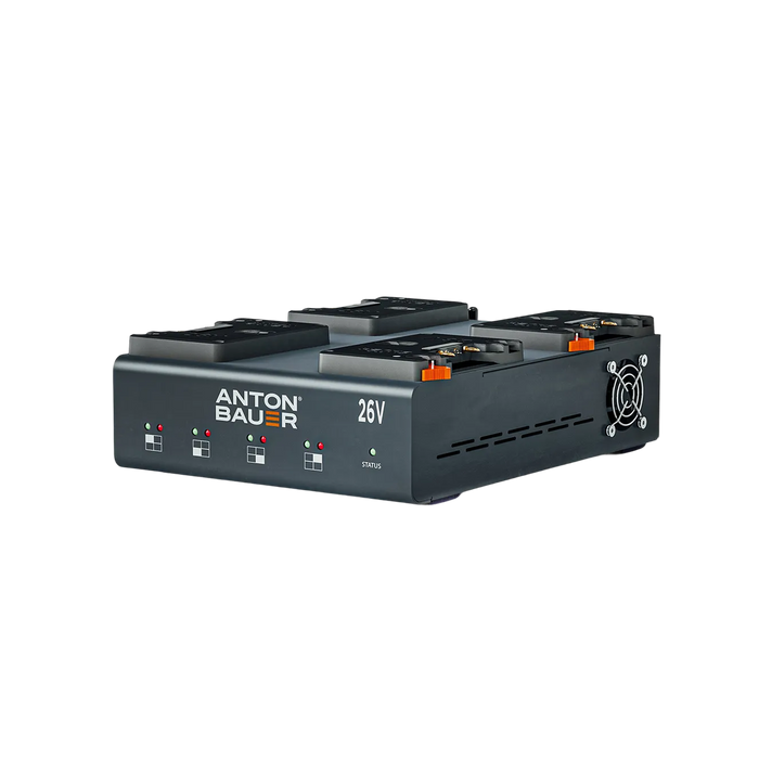 Anton Bauer Dionic 26V LP4 Quad Gold Mount Plus Charger