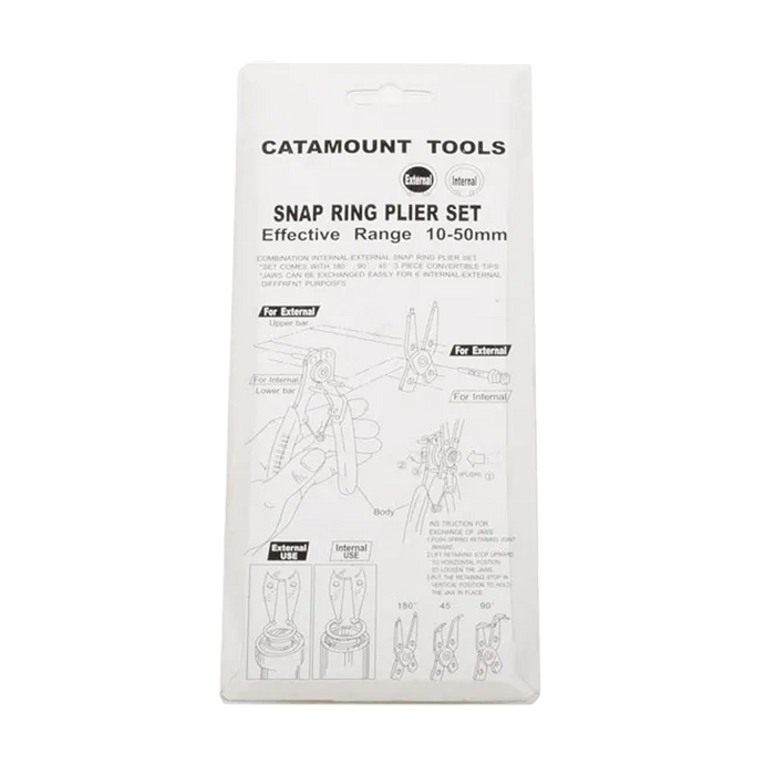 8-in-1 Universal Snap Ring Pliers Set