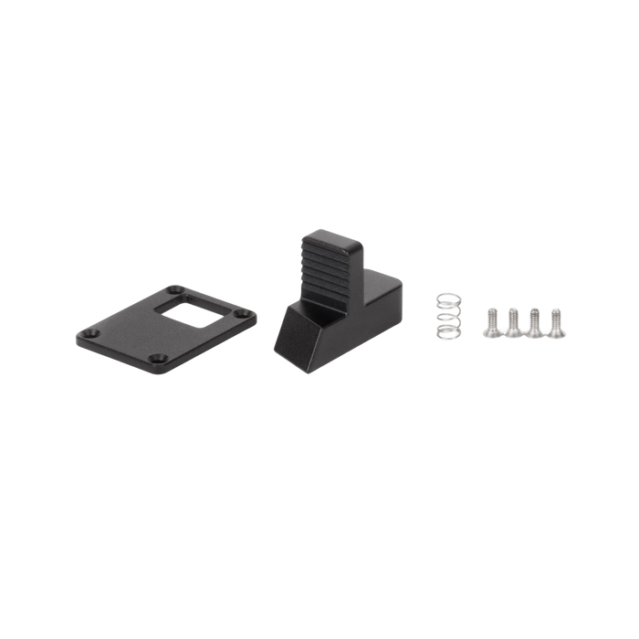 Shoulder Rig v3 Replacement Dovetail Lever, Spring, and Cover Plate