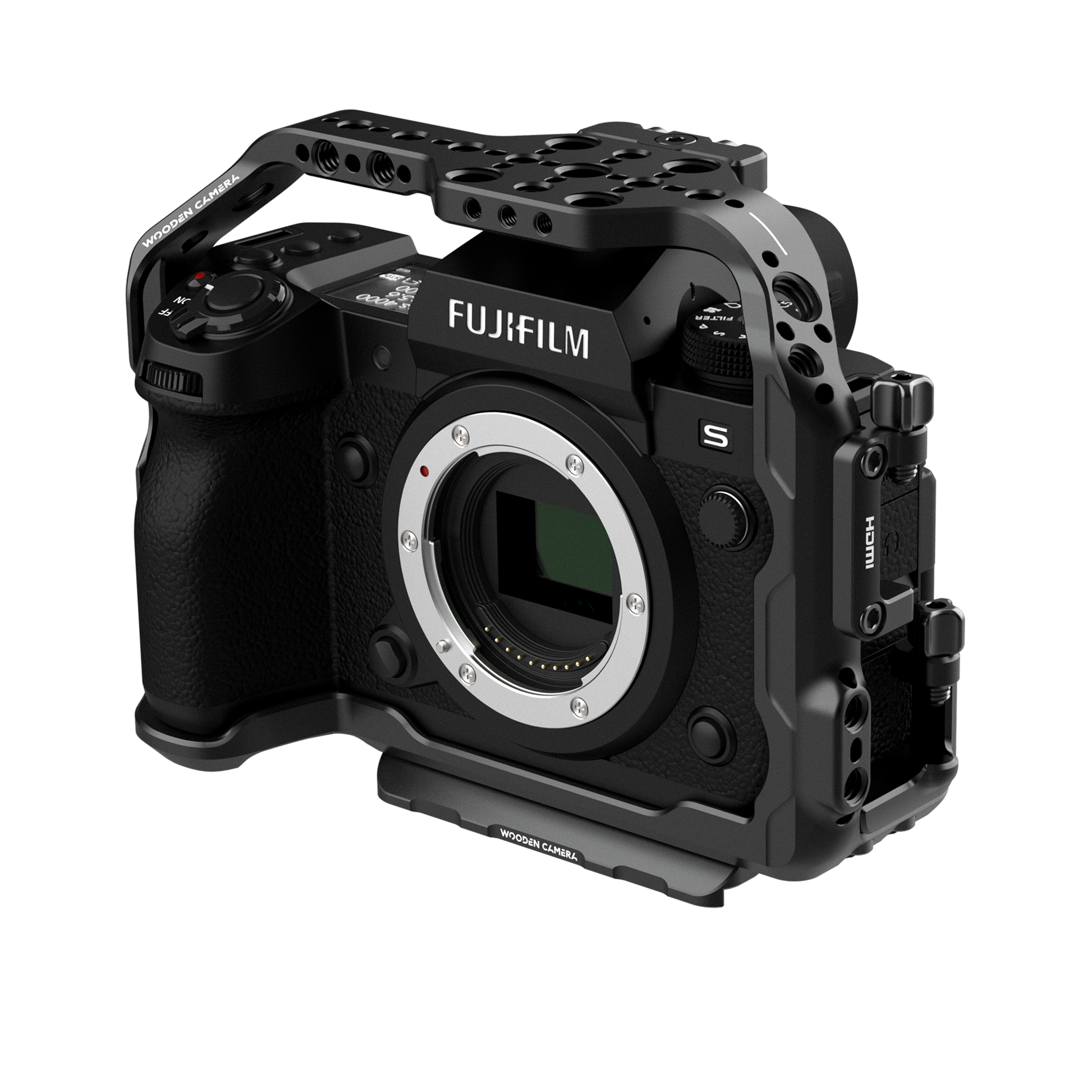 Fujifilm X-H2S / X-H2 Camera Cage – Wooden Camera Fujifilm X-H2S / X-H2 Camera Cage – Wooden Camera