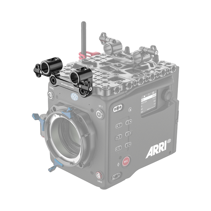 Top Plate Dual Rod Clamp - Front