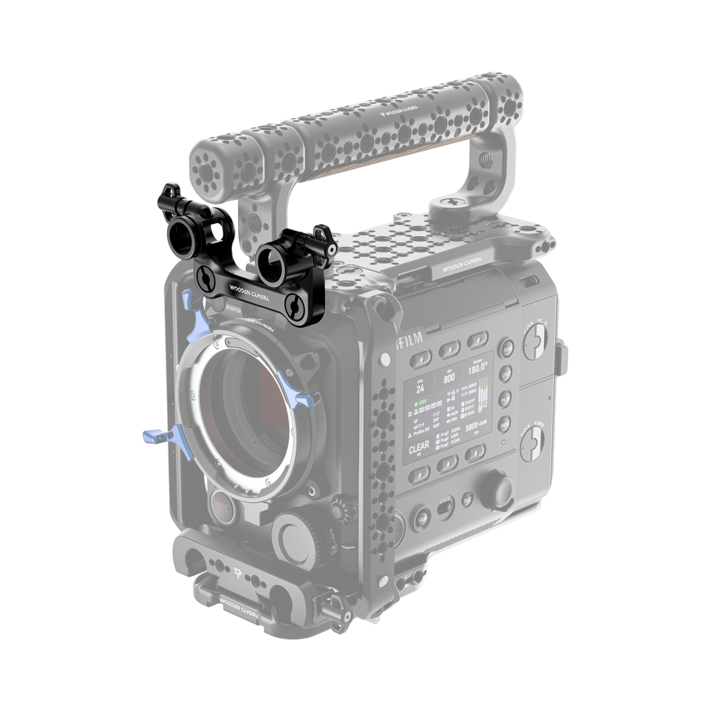 Top Plate Dual Rod Clamp - Front