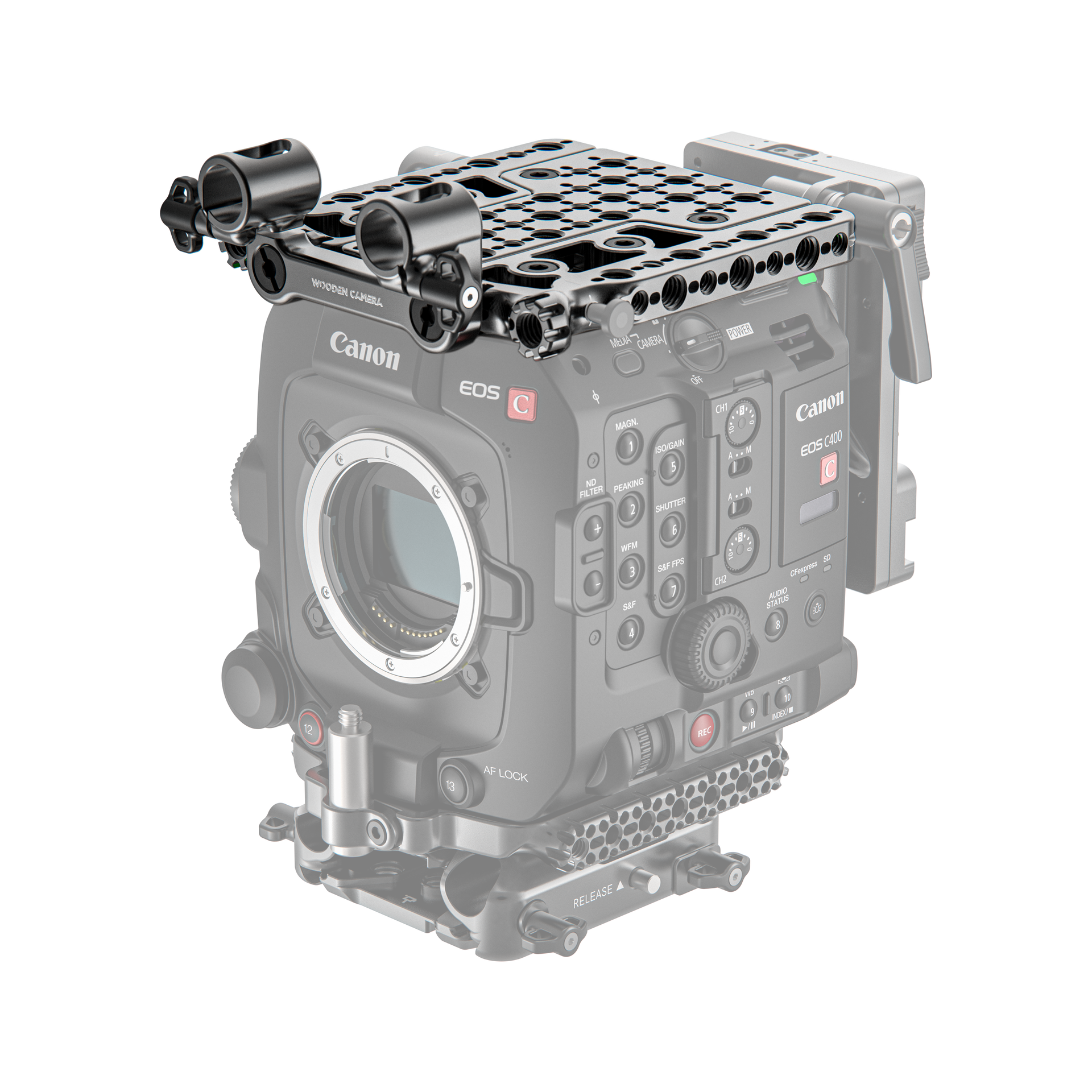 Top Plate System for Canon EOS C400 – Wooden Camera