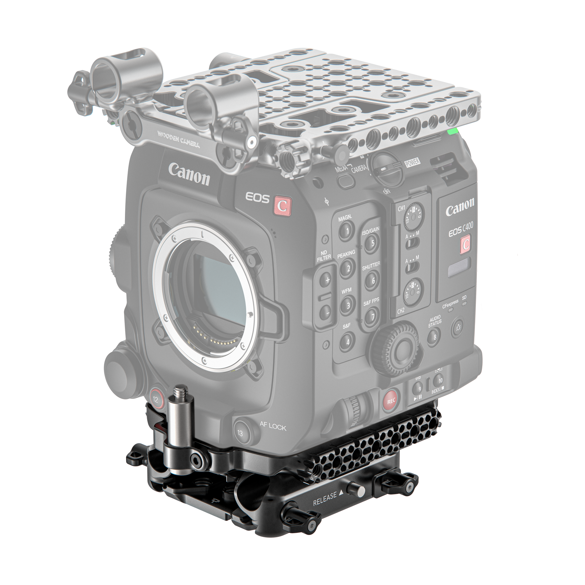 canon c80用wooden camera top plateトッププレート Top Plate for Canon EOS C80 – Wooden Camera