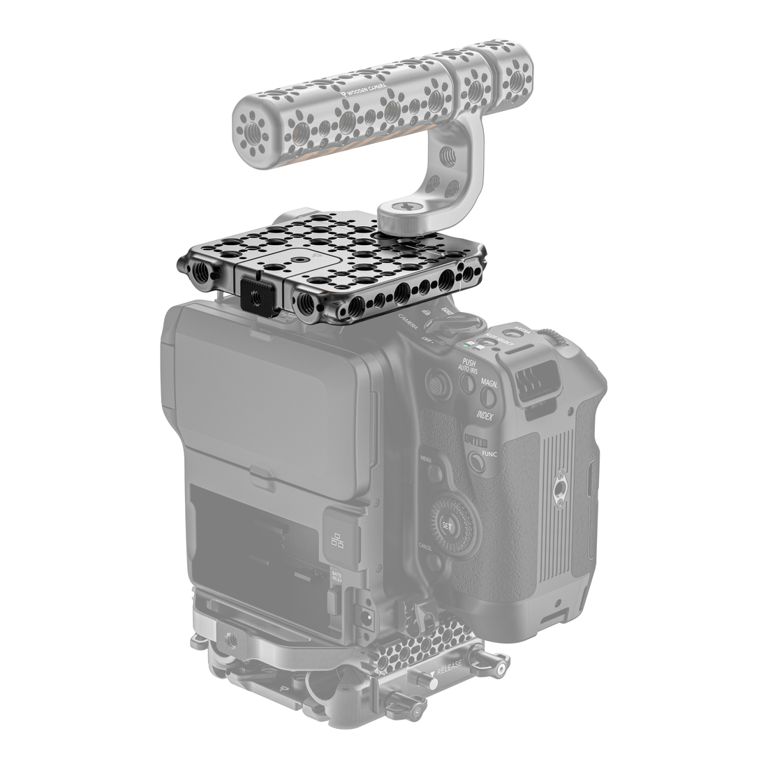 canon c80 top plate on camera back