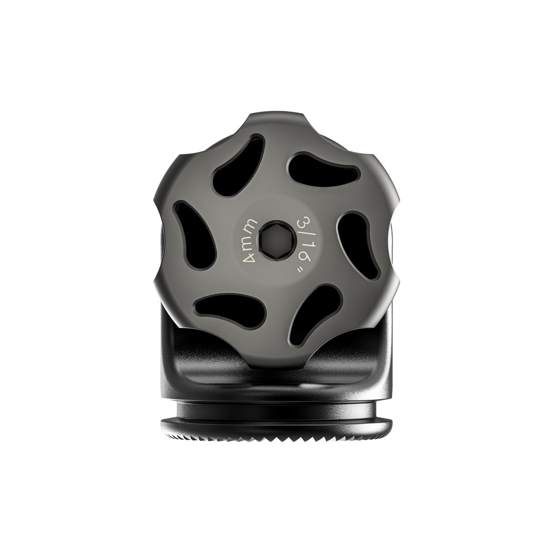 wooden camera rosette pivot front 