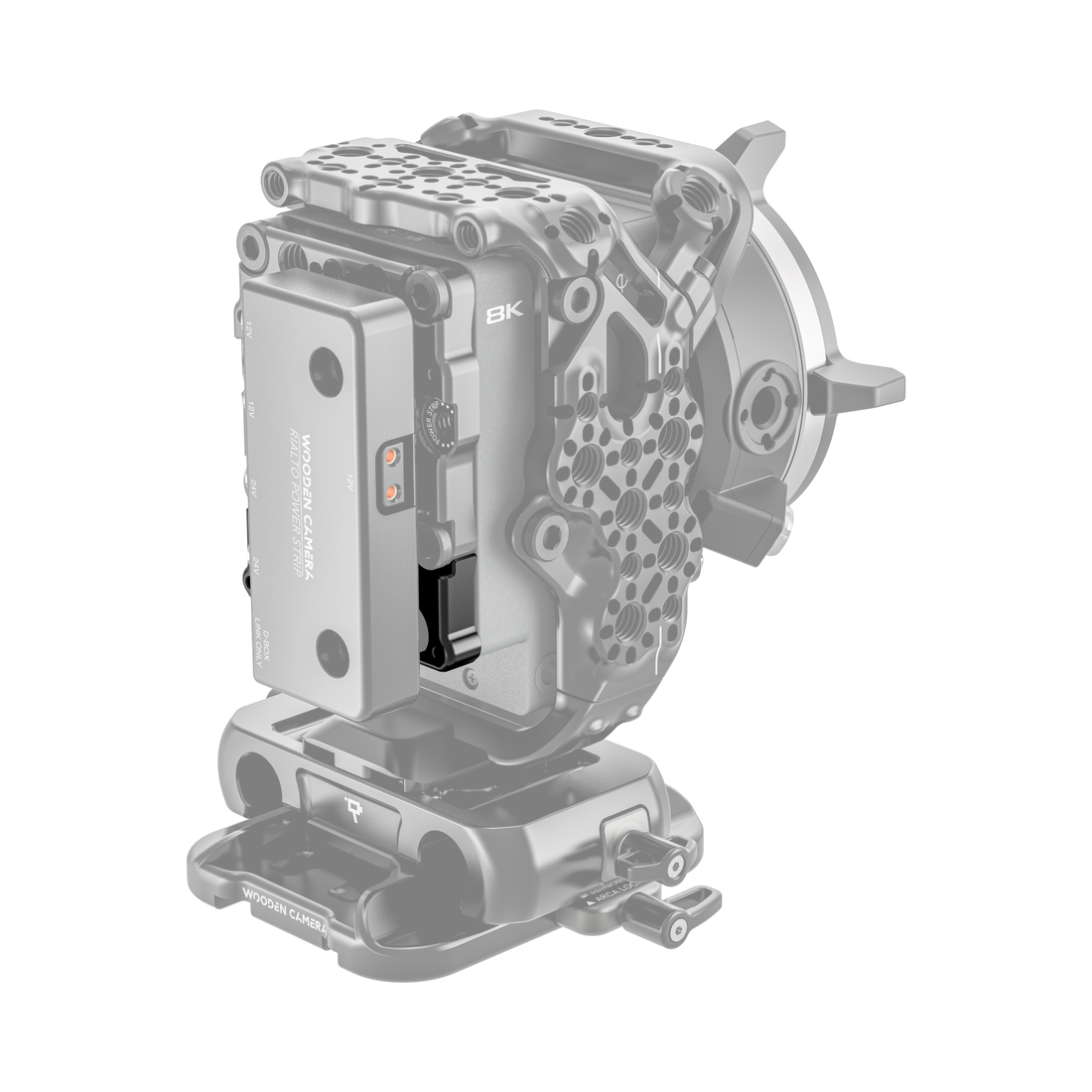 rear cheese plate extensions for rialto mini on camera with power strip 