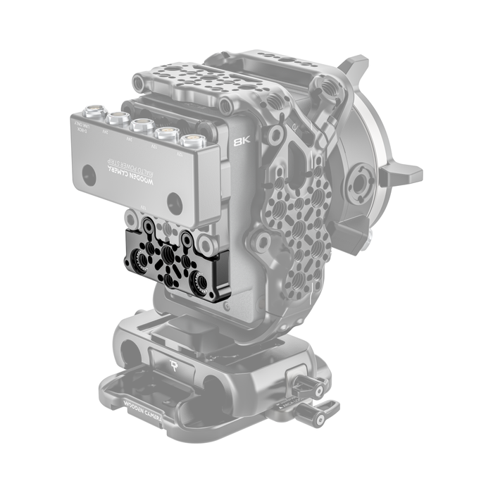 rear cheese plate extensions for rialto mini on camera with power strip 2