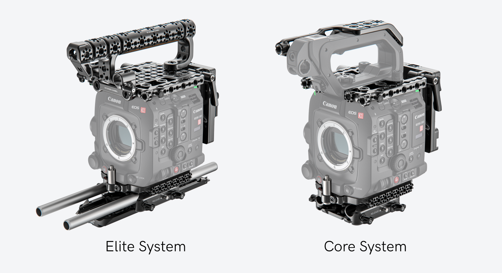 Wooden Camera Elite and Core Accessory Systems for Canon EOS C400