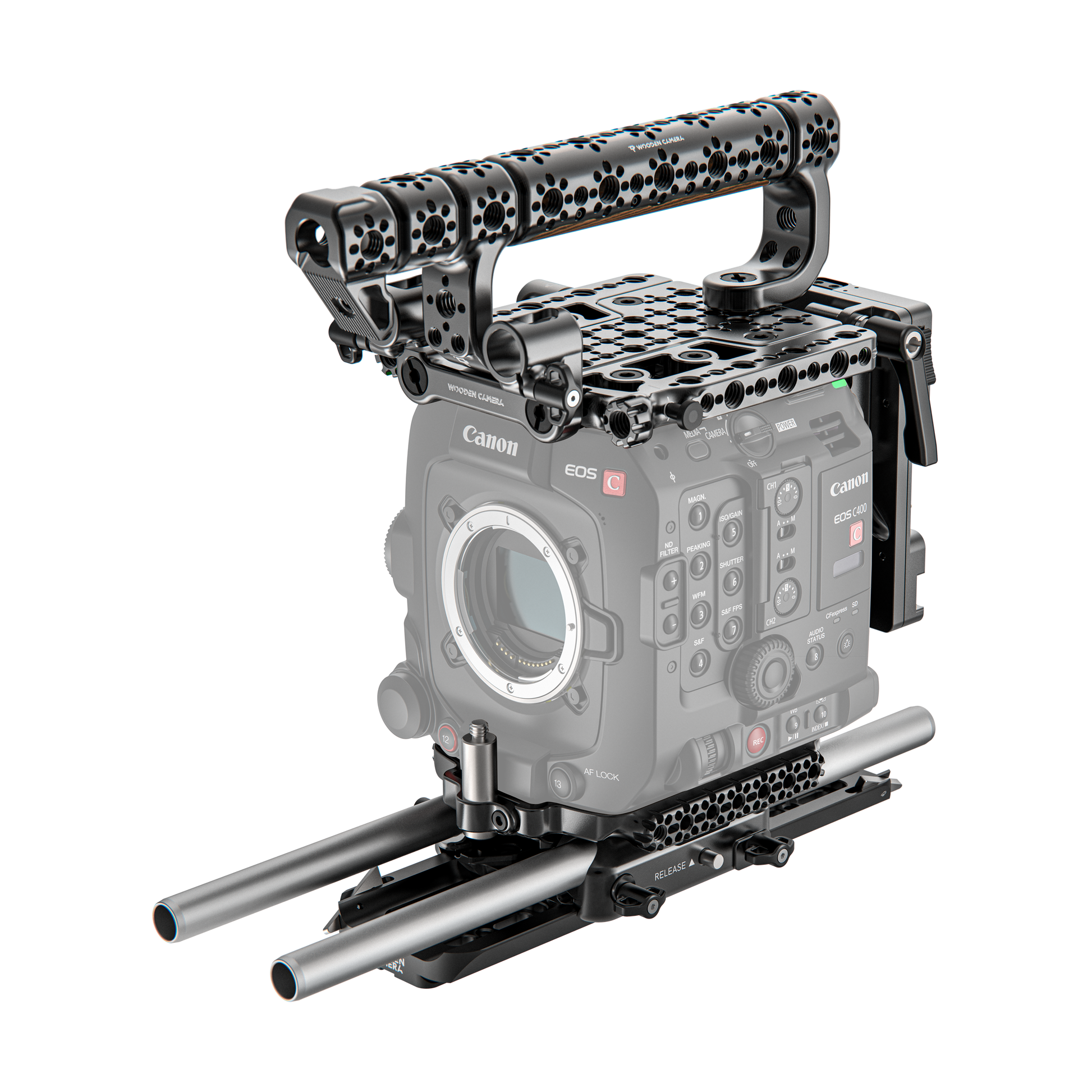 Elite Accessory Cage System for Canon EOS C400 – Wooden Camera