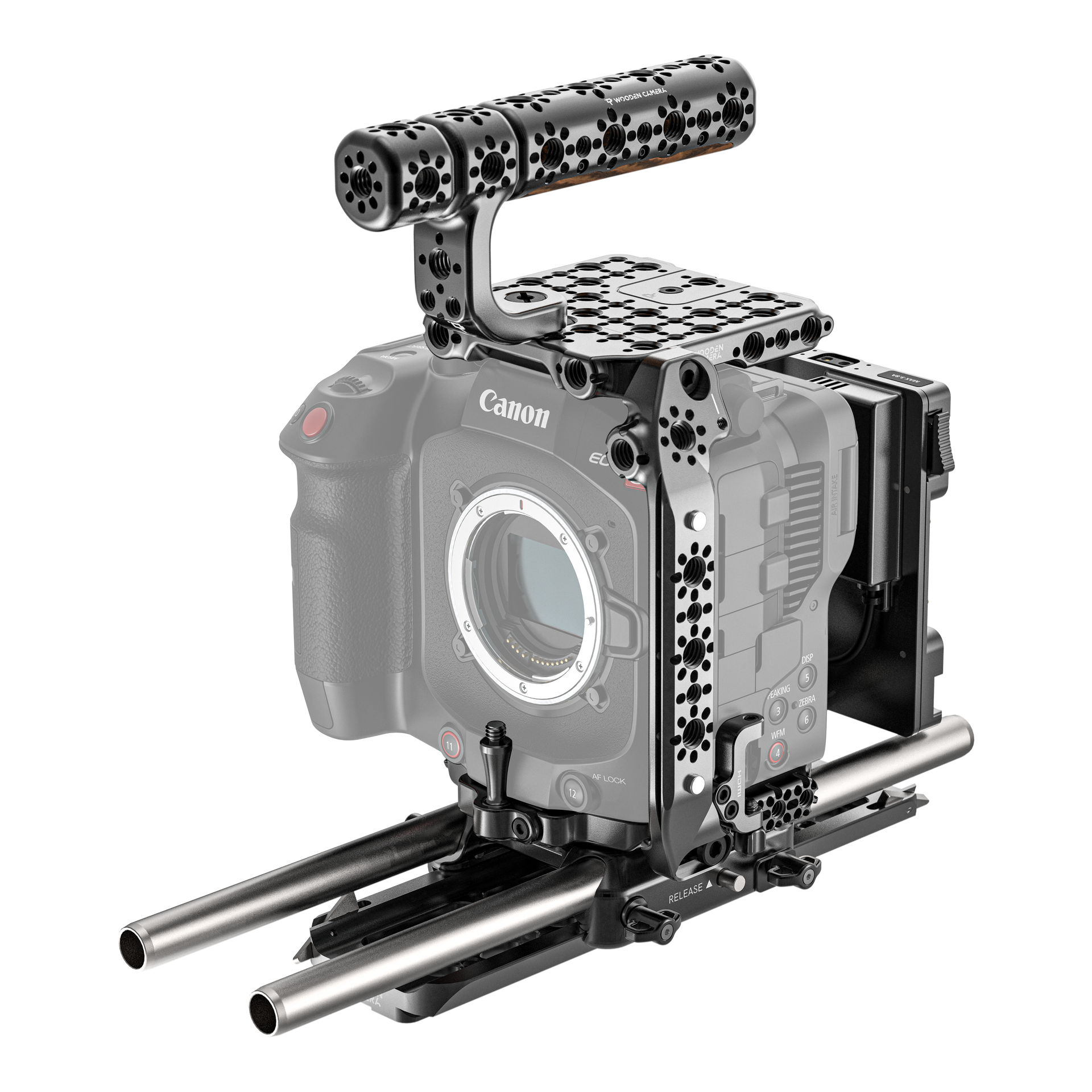 Elite Accessory Cage System for Canon EOS C80 – Wooden Camera