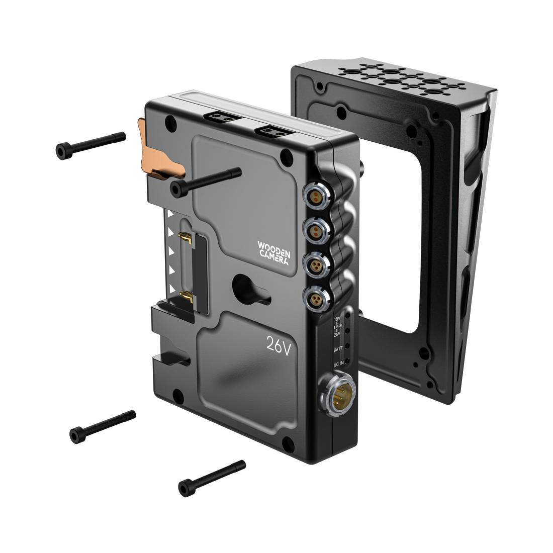 d-box power system for blackmagic ursa cine 12k 17k exploded