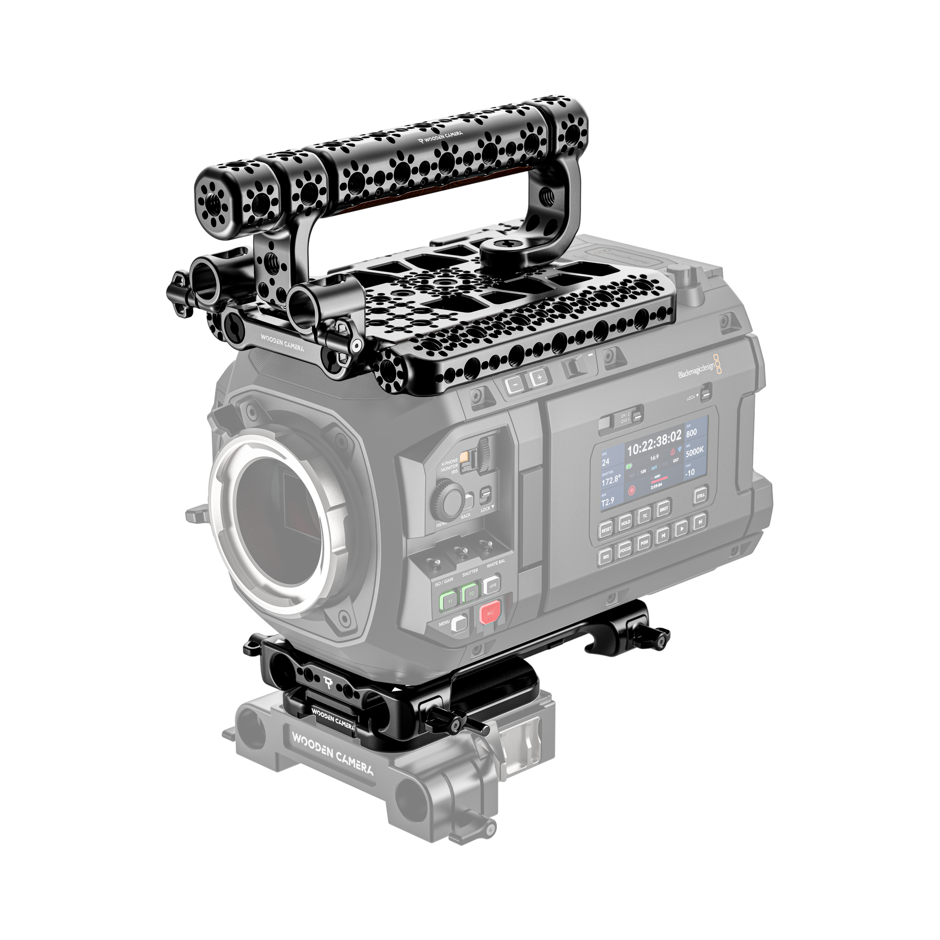 Elite Accessory System for Blackmagic URSA Cine 12K/17K – Wooden