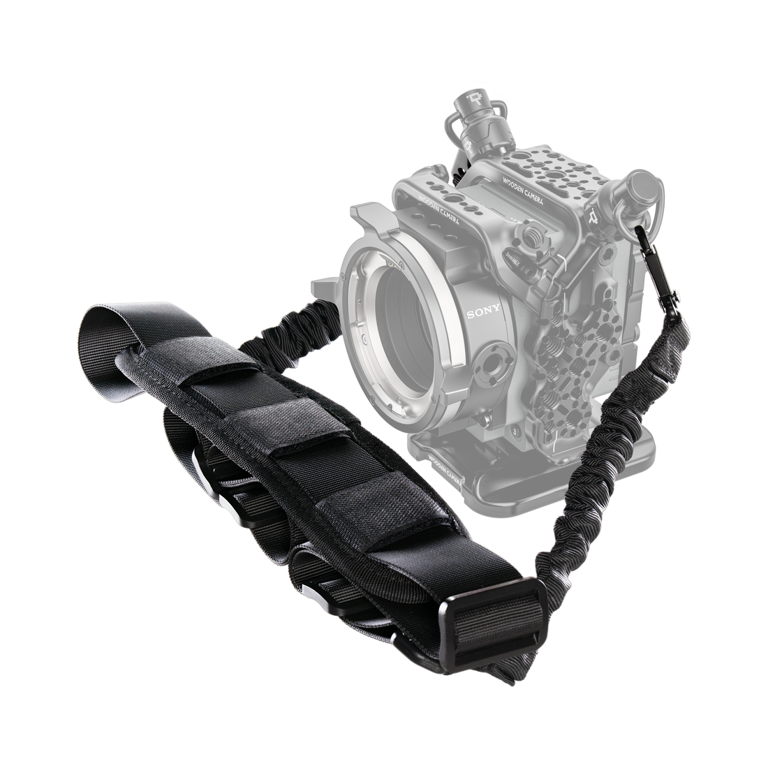 shoulder strap kit on camera