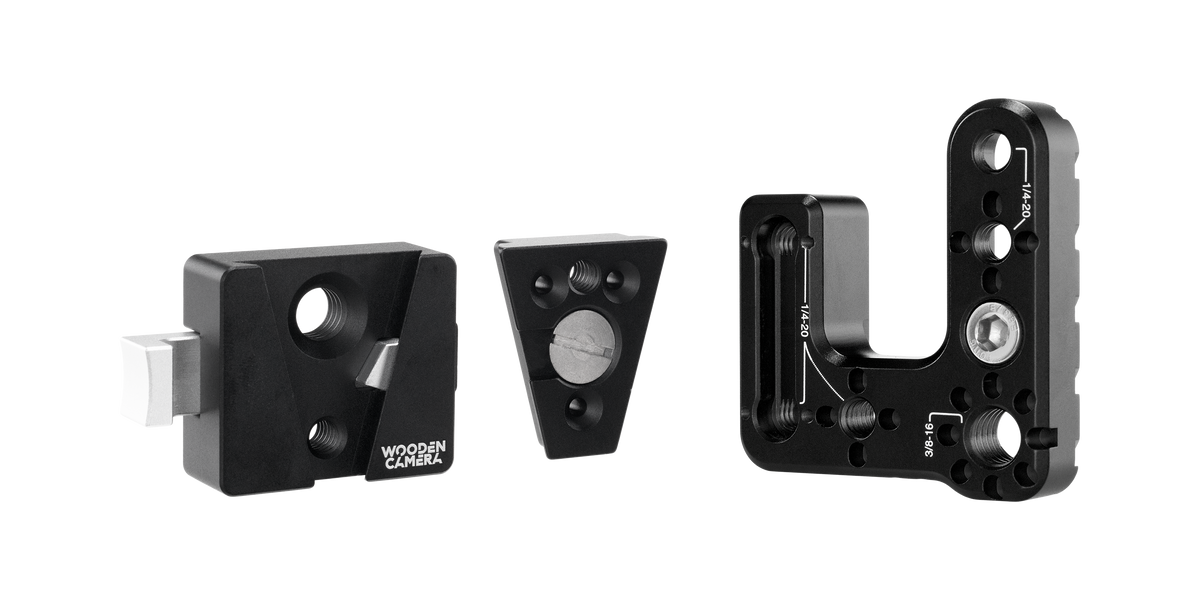 Elite DiretoXR-Tロッカープレートアダプター付き Offset Mount and V-Lock Kit for Bolt 6 LT TX – Wooden Camera