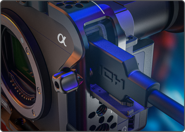 Wooden Camera Sony FX2 Built-in HDMI Cable Clamp