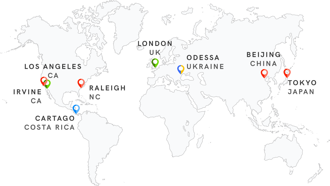 Wooden Camera Locations Global Map